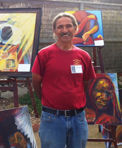 Guillermo Willie at his Open Studio